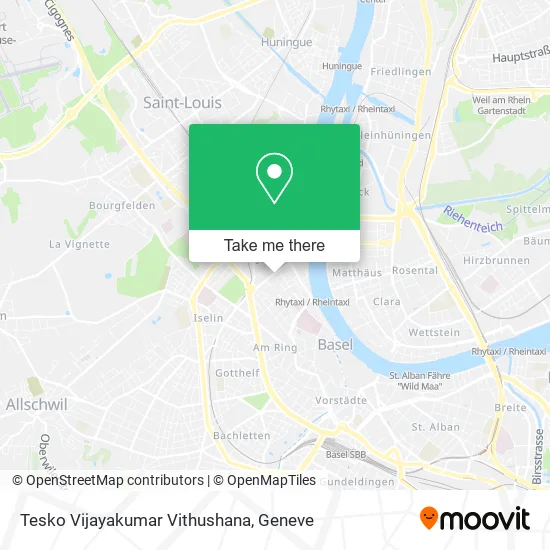 Tesko Vijayakumar Vithushana map
