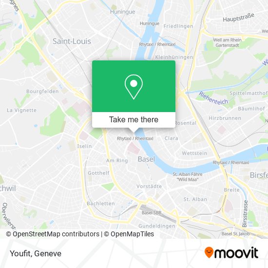 Youfit map