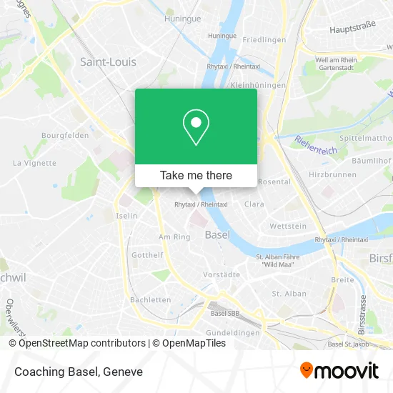 Coaching Basel map