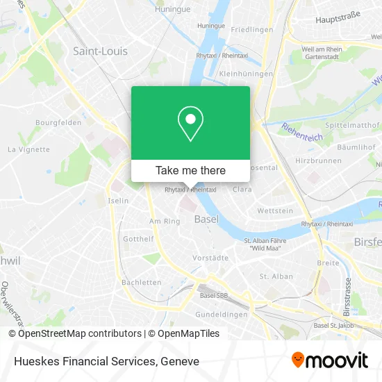 Hueskes Financial Services map