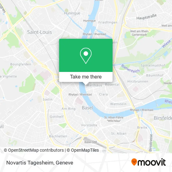 Novartis Tagesheim map