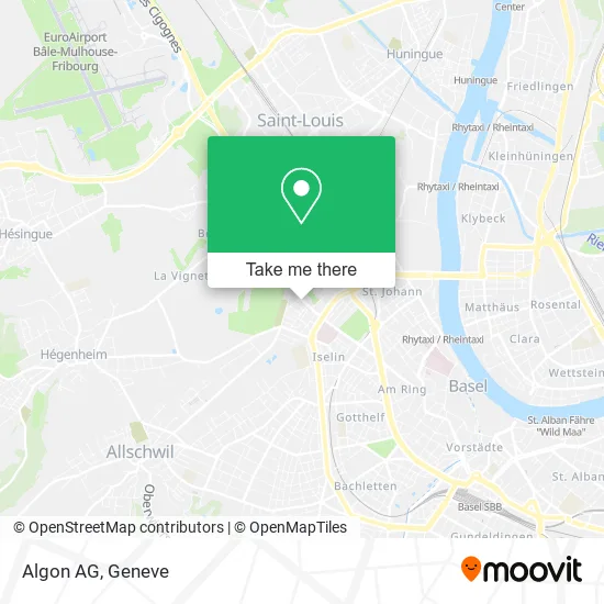 Algon AG map