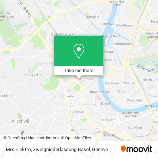 Mrs Elektro, Zweigniederlassung Basel map