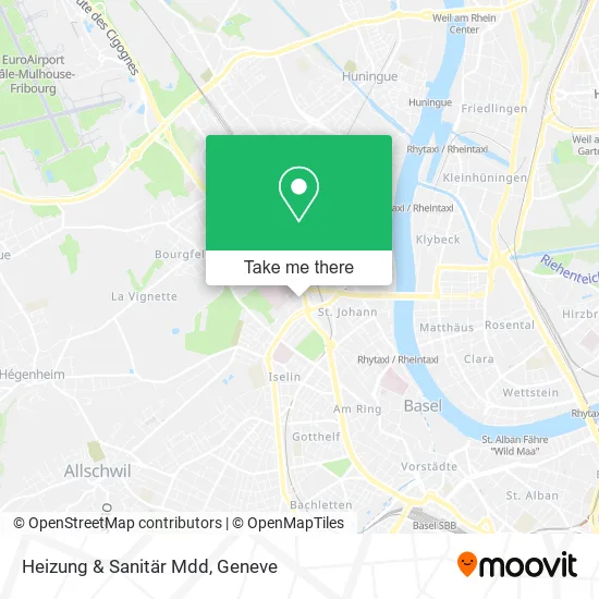 Heizung & Sanitär Mdd map
