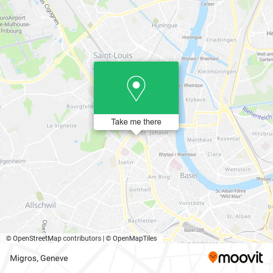 Migros map