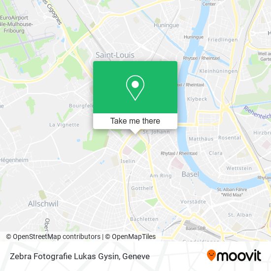 Zebra Fotografie Lukas Gysin map