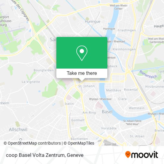 coop Basel Volta Zentrum map