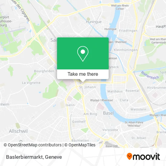 Baslerbiermarkt map