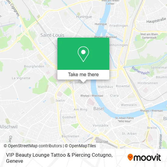 VIP Beauty Lounge Tattoo & Piercing Cotugno map