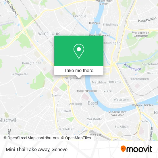 Mini Thai Take Away plan