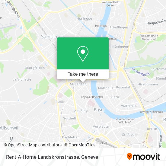 Rent-A-Home Landskronstrasse map
