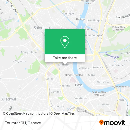 Tourstar.CH map