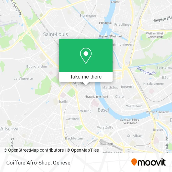 Coiffure Afro-Shop map