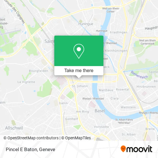 Pincel E Baton map