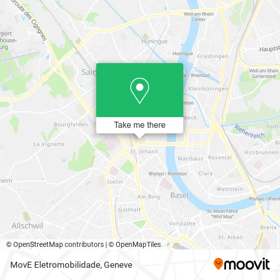MovE Eletromobilidade map