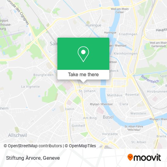 Stiftung Àrvore map