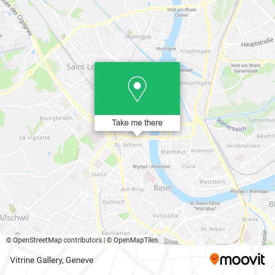 Vitrine Gallery map