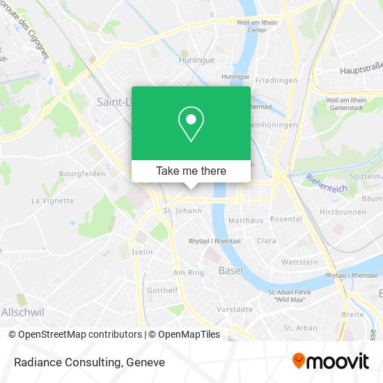 Radiance Consulting map