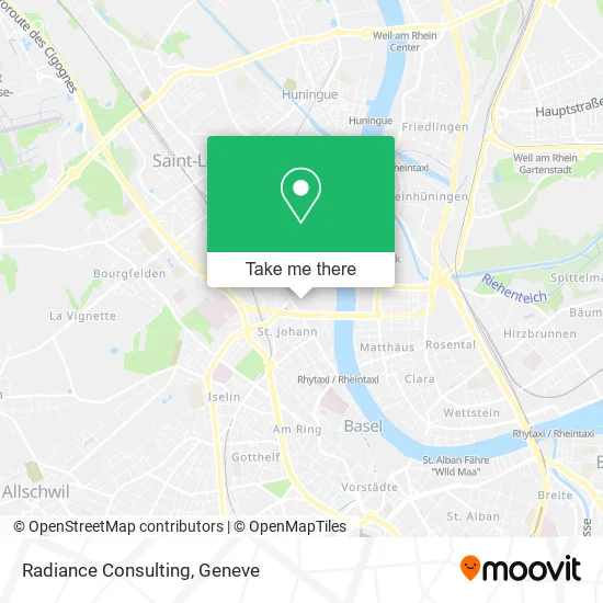 Radiance Consulting map