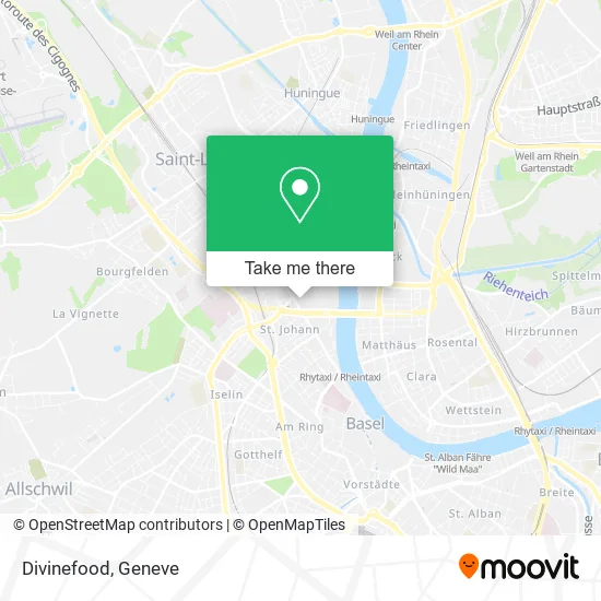 Divinefood map