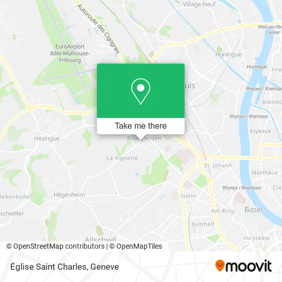 Église Saint Charles map