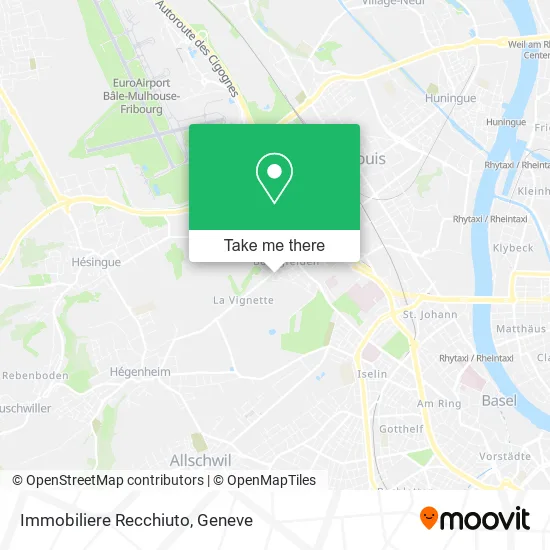 Immobiliere Recchiuto map