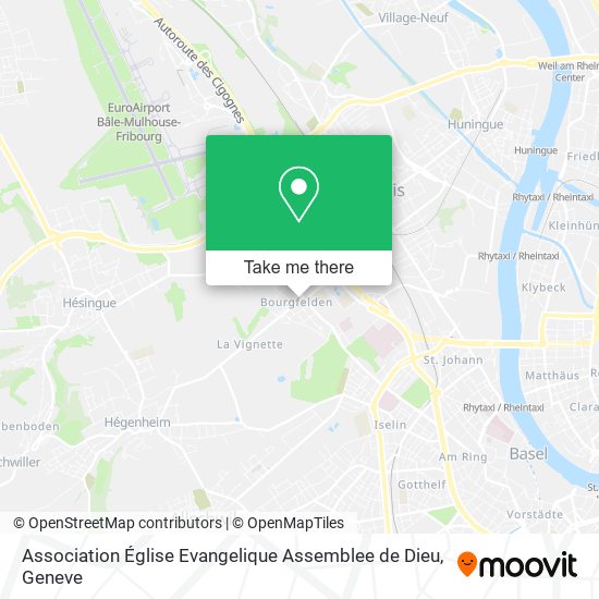 Association Église Evangelique Assemblee de Dieu map