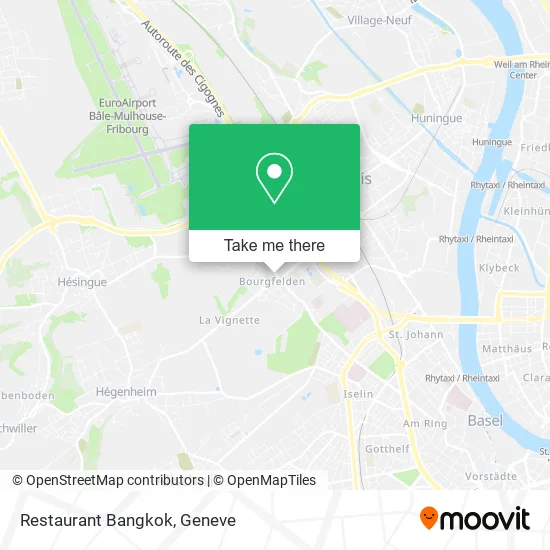 Restaurant Bangkok map