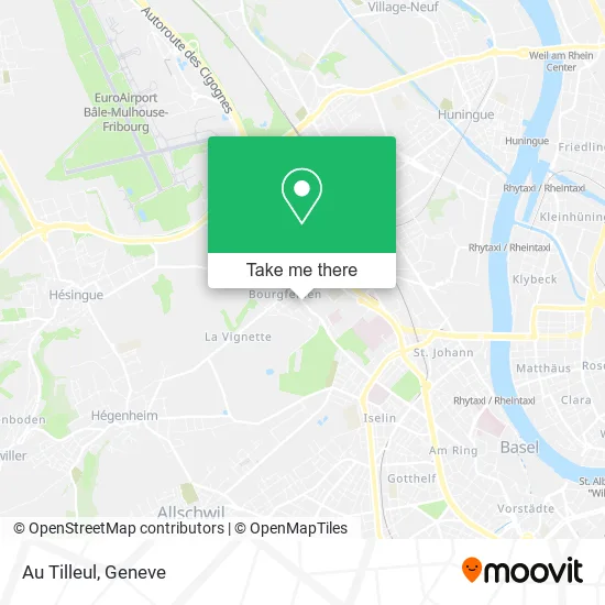 Au Tilleul map