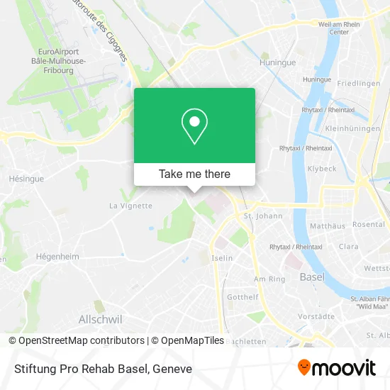 Stiftung Pro Rehab Basel map