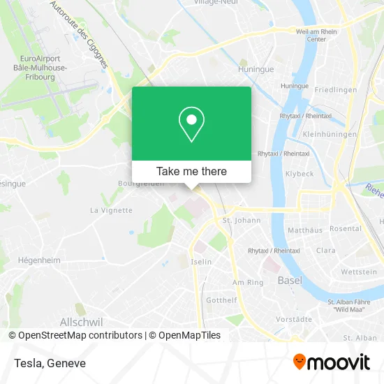Tesla map