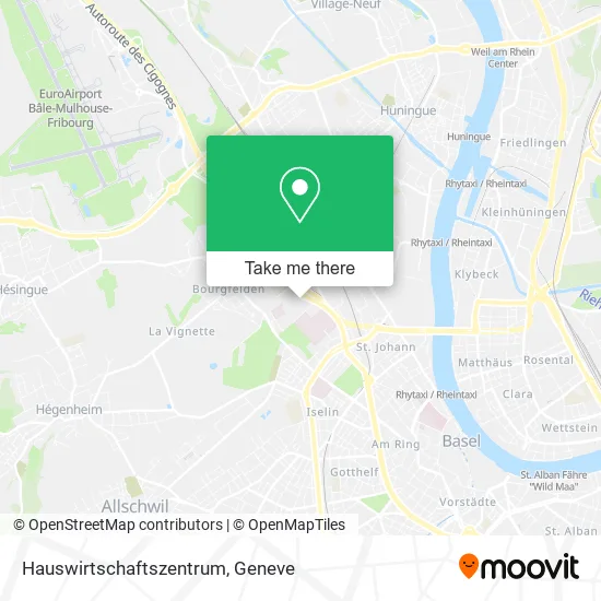 Hauswirtschaftszentrum map