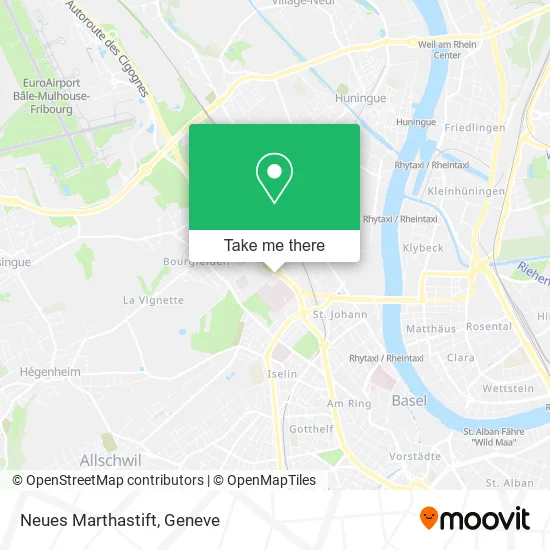 Neues Marthastift map