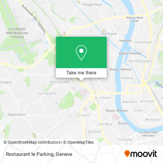 Restaurant le Parking map