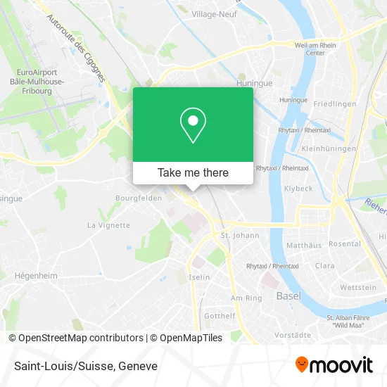 Saint-Louis/Suisse map