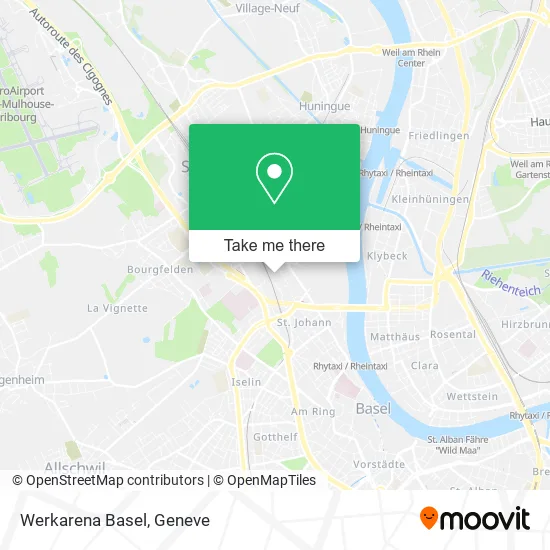 Werkarena Basel map