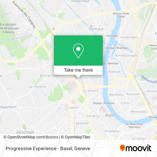 Progressive Experience - Basel map