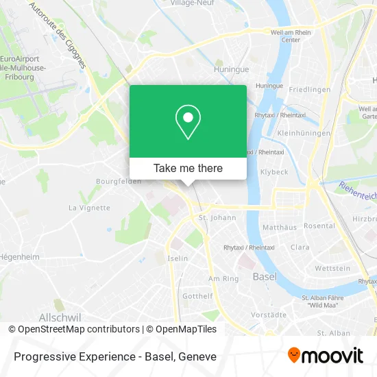 Progressive Experience - Basel map
