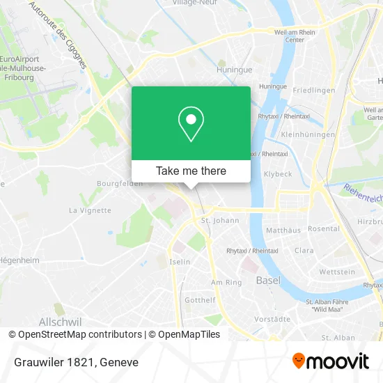 Grauwiler 1821 map