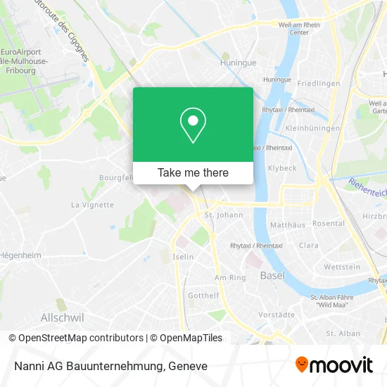 Nanni AG Bauunternehmung map