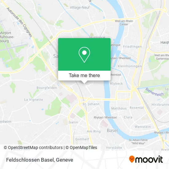 Feldschlossen Basel map