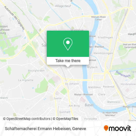 Schäftemacherei Ermann Hebeisen map