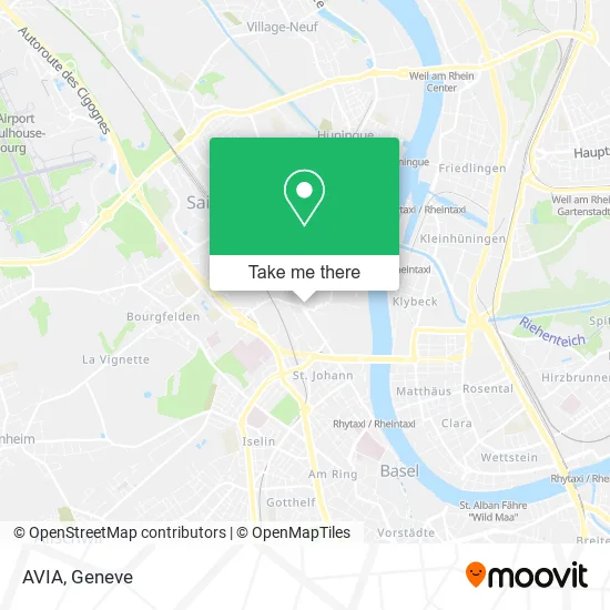 AVIA map