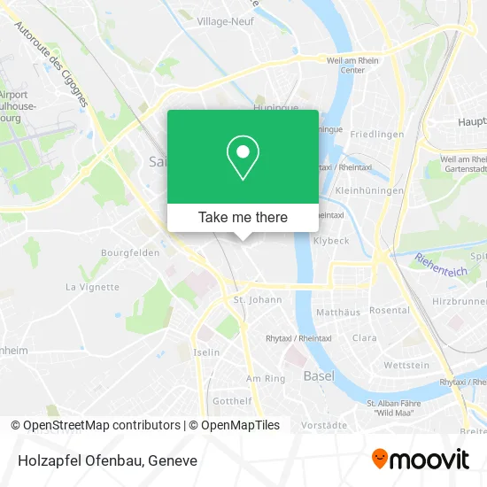 Holzapfel Ofenbau map