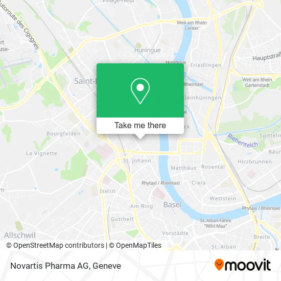 Novartis Pharma AG map