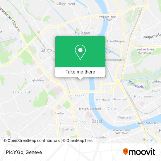 Pic'n'Go map