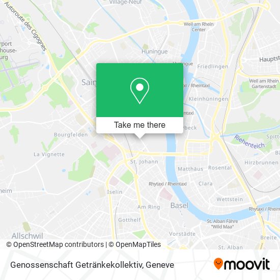 Genossenschaft Getränkekollektiv map