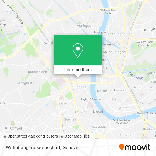 Wohnbaugenossenschaft map