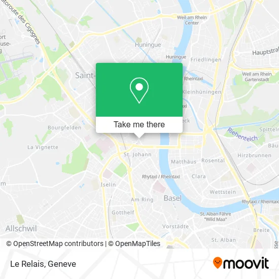 Le Relais map