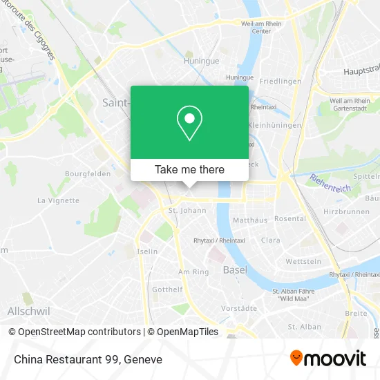 China Restaurant 99 map